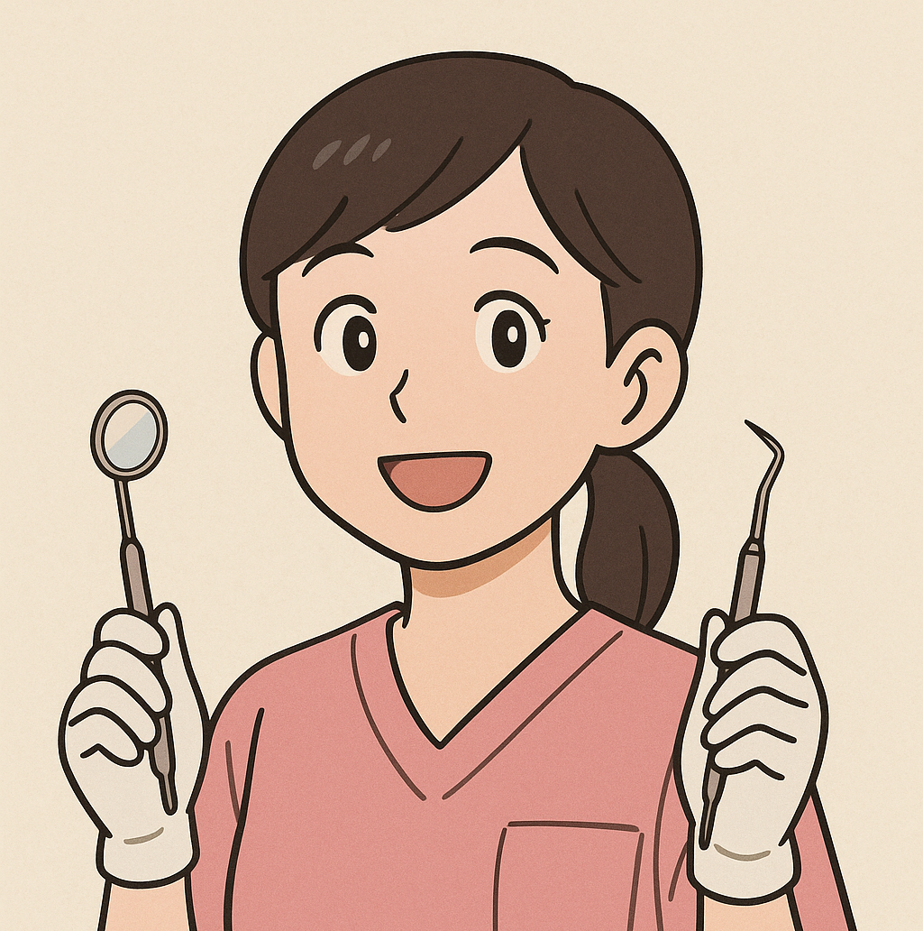 30代・歯科衛生士の似顔絵